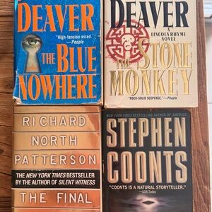 Set of Four Thriller Novels